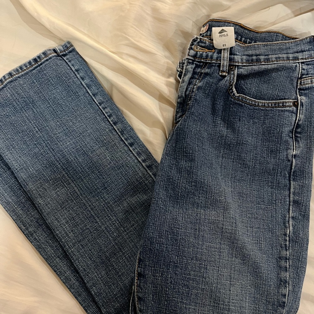 Levi 505 straight leg denim jeans